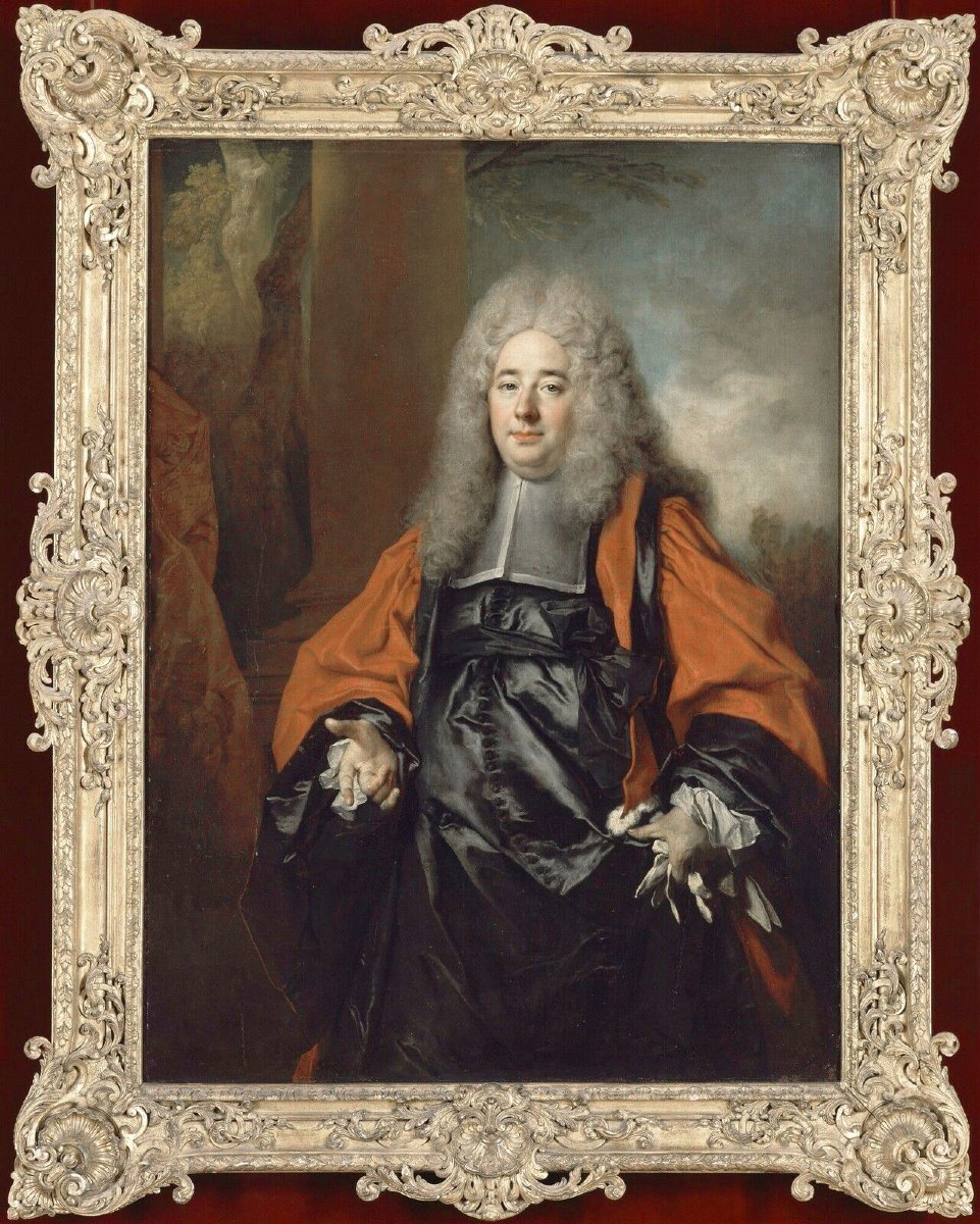 Nicolas de Largillierre (1656-1746) Portrait du marquis de Rosanbo-photo-3