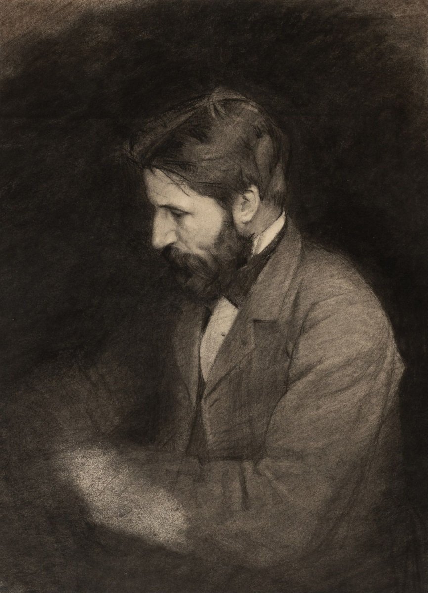 Portrait Of Charles Maurras In 1909