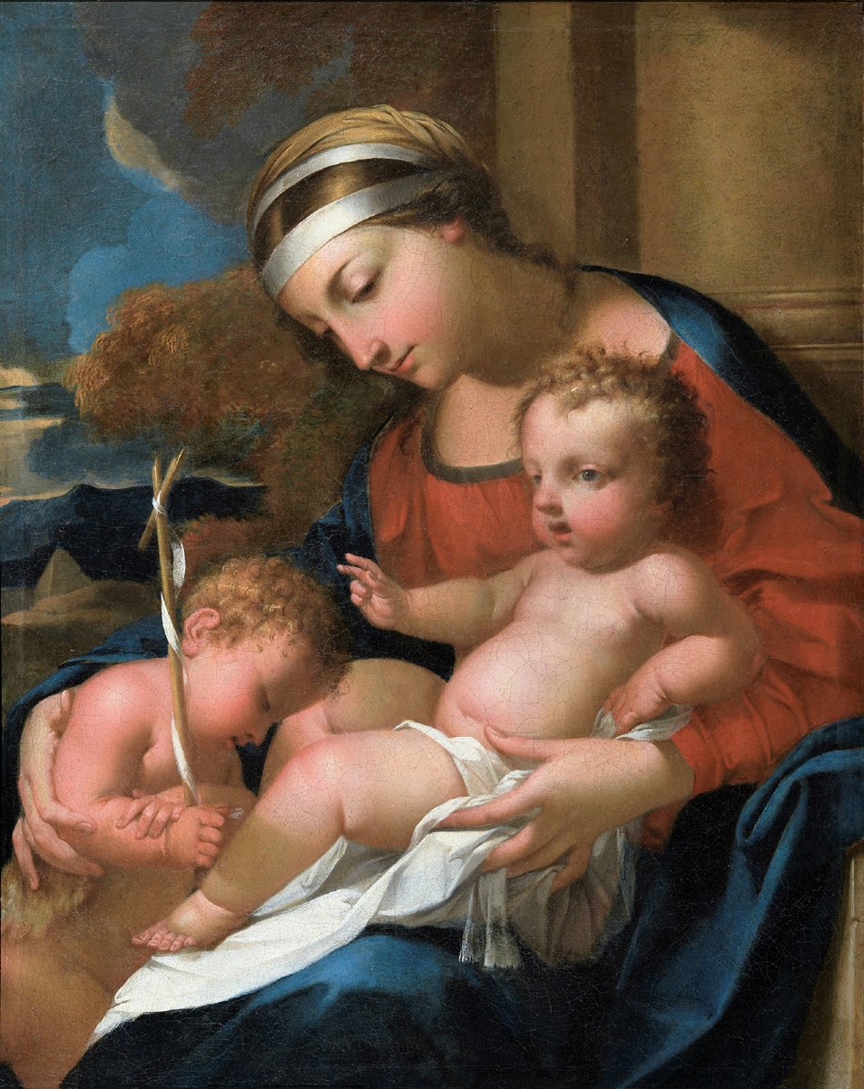 René Dudot (c. 1650) *the Virgin And Child With Saint John The Baptist*, Rouen-photo-2