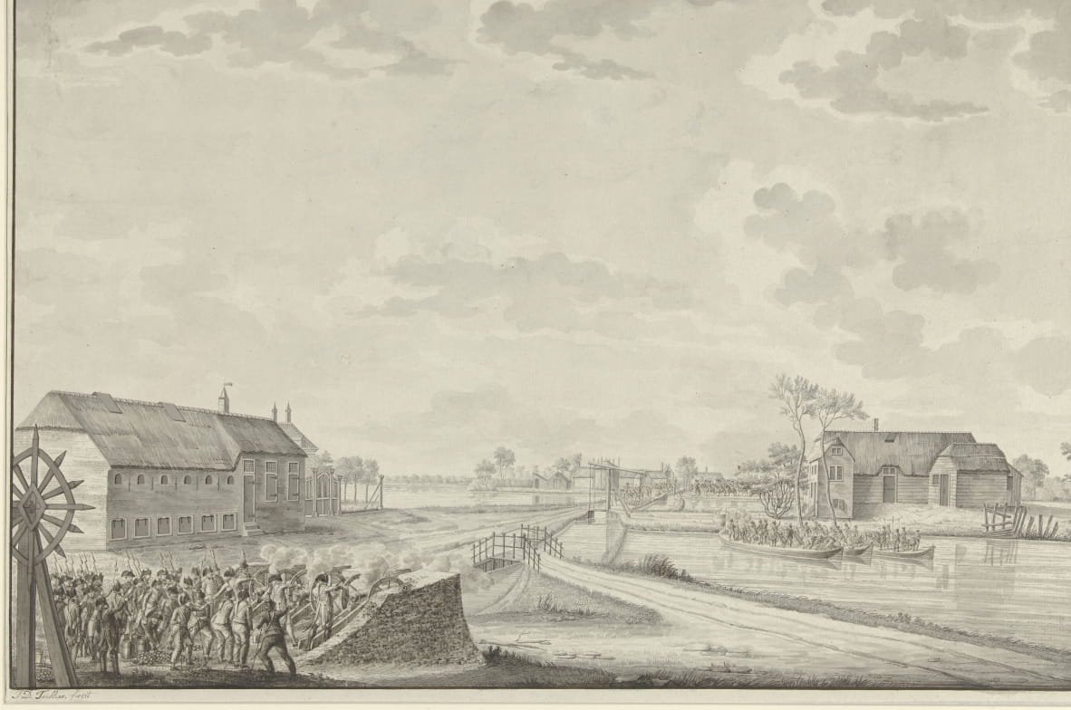 Jean-Georges Teissier (1749-1821) Pêcheurs au pied des cascatelles de Tivoli Vernet Rome-photo-2