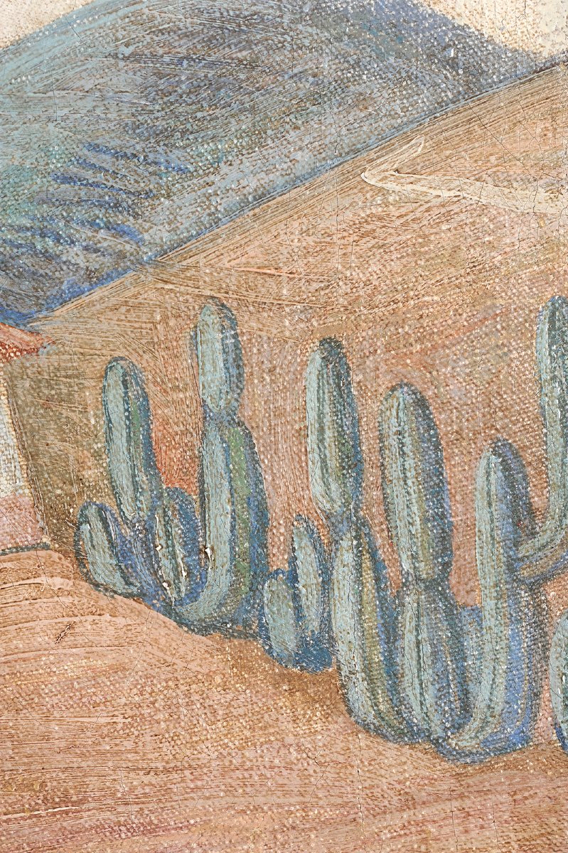 Camilo Blas (1903-1985) Paysage des Andes près de Cuzco Pérou Peru Cusco-photo-1