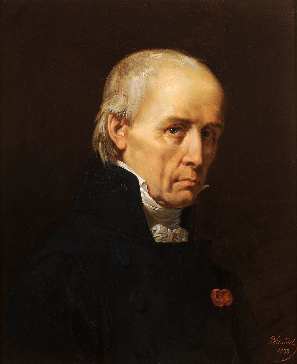 Merry-Joseph Blondel (1781-1853) Portrait de l'architecte Charles Percier en 1838-photo-2