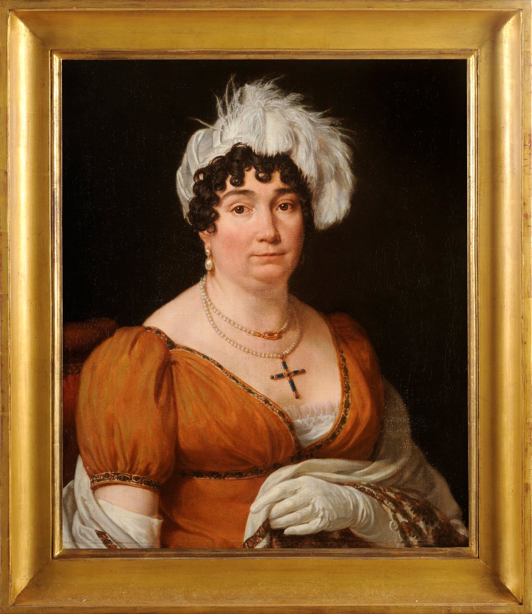 French School, Circa 1815 - Portrait Of Madame Leblond