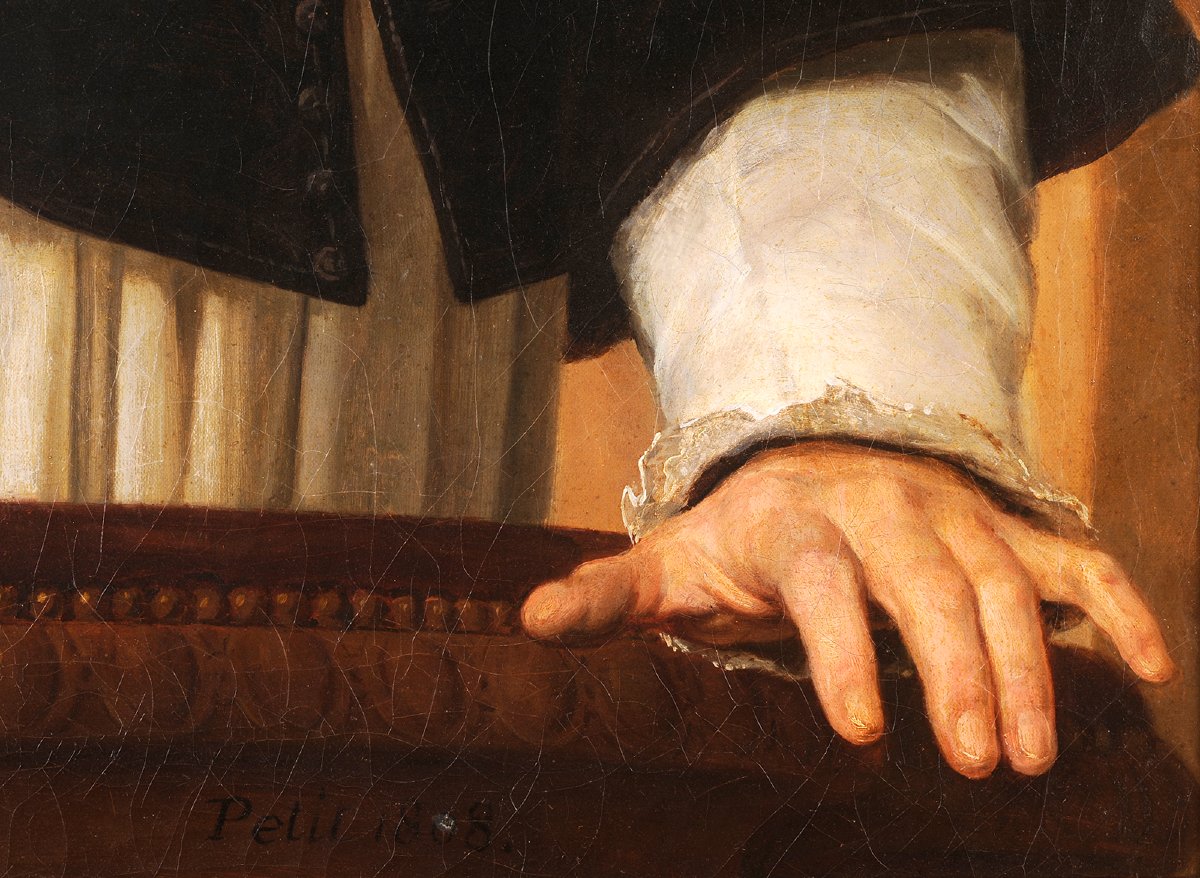Claude-françois Petit De Villeneuve (1764–1820) Portrait Of A Priest Delivering A Sermon-photo-4