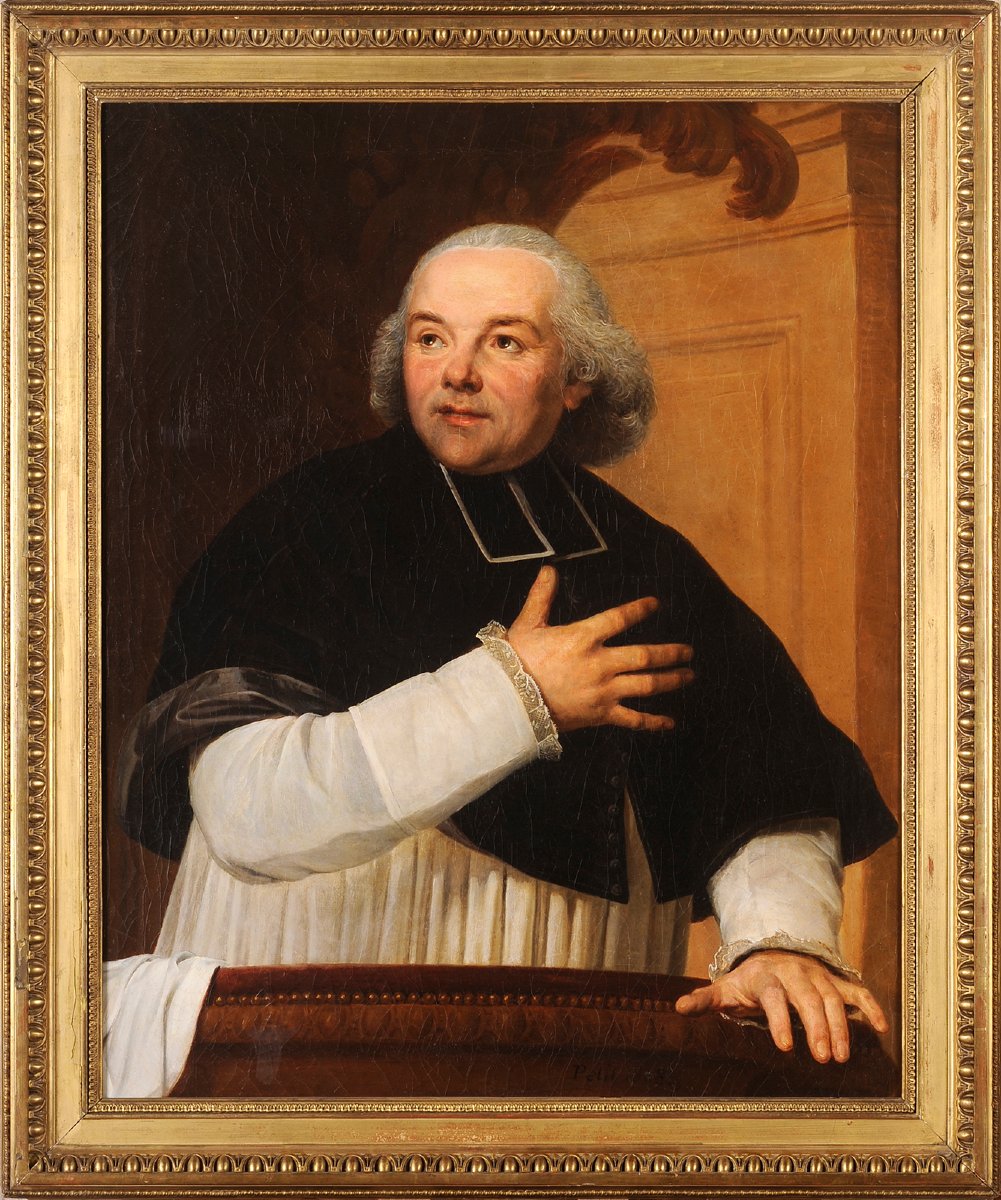Claude-françois Petit De Villeneuve (1764–1820) Portrait Of A Priest Delivering A Sermon