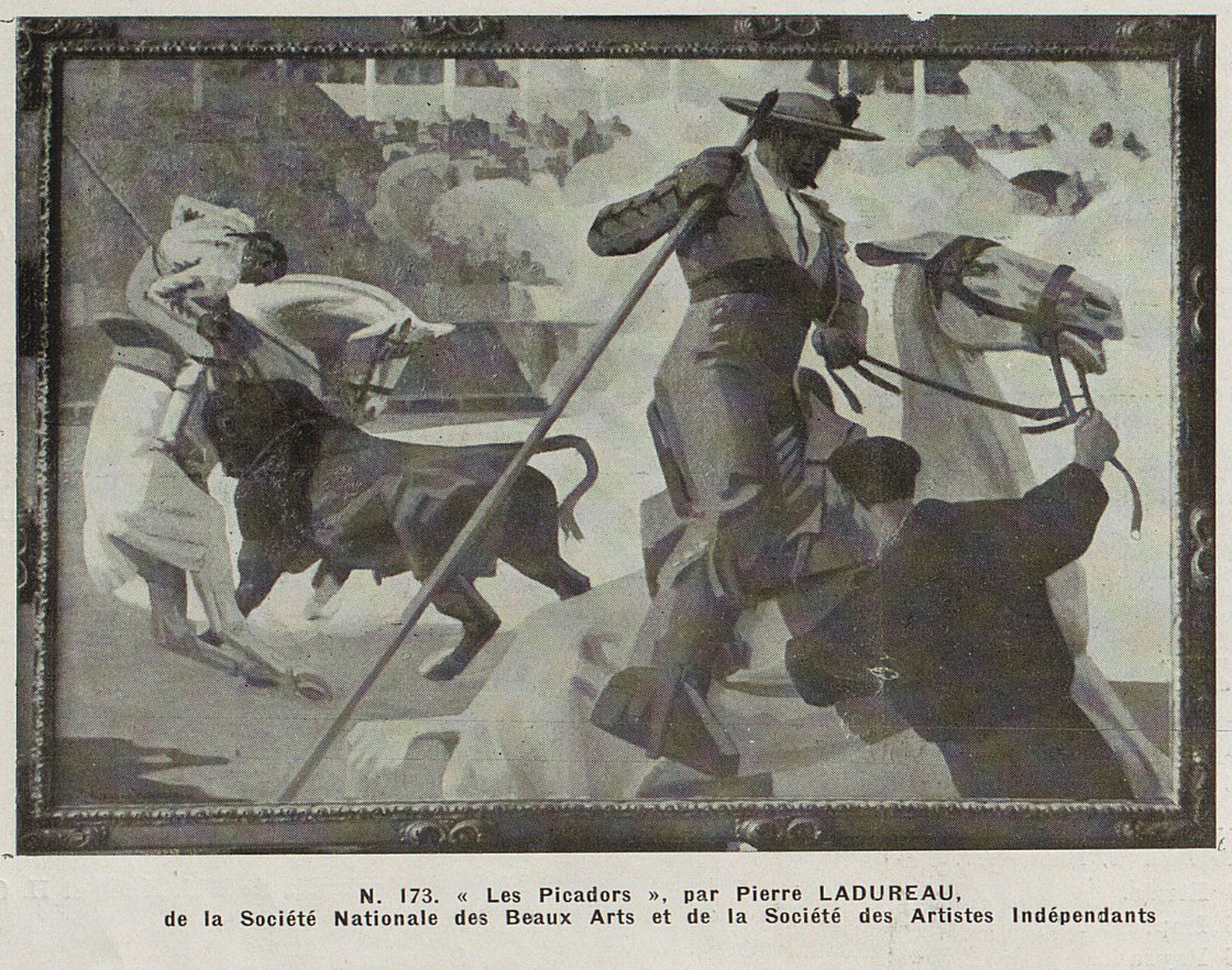 Pierre Ladureau (1882–1974) The Picadors: Bullfight 160 X 225-photo-8