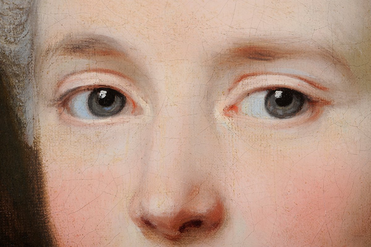 Nicolas de Largillierre (1656-1746) Portrait présumé de Marie-Anne de Bourbon-photo-4