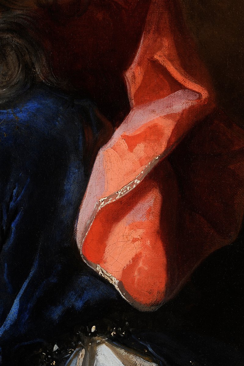 Nicolas de Largillierre (1656-1746) Portrait présumé de Marie-Anne de Bourbon-photo-2