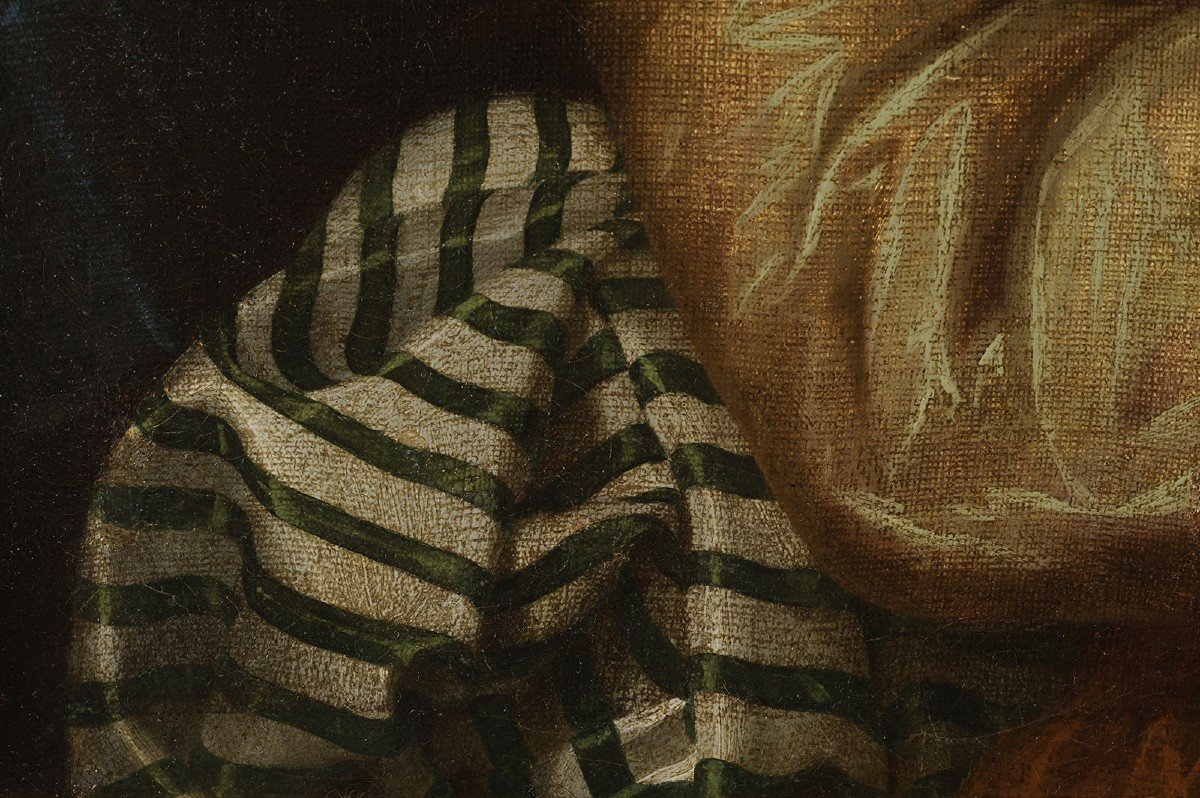 Louis-michel Van Loo (1707-1771) Portrait Of A Woman As Saint Cecilia-photo-2