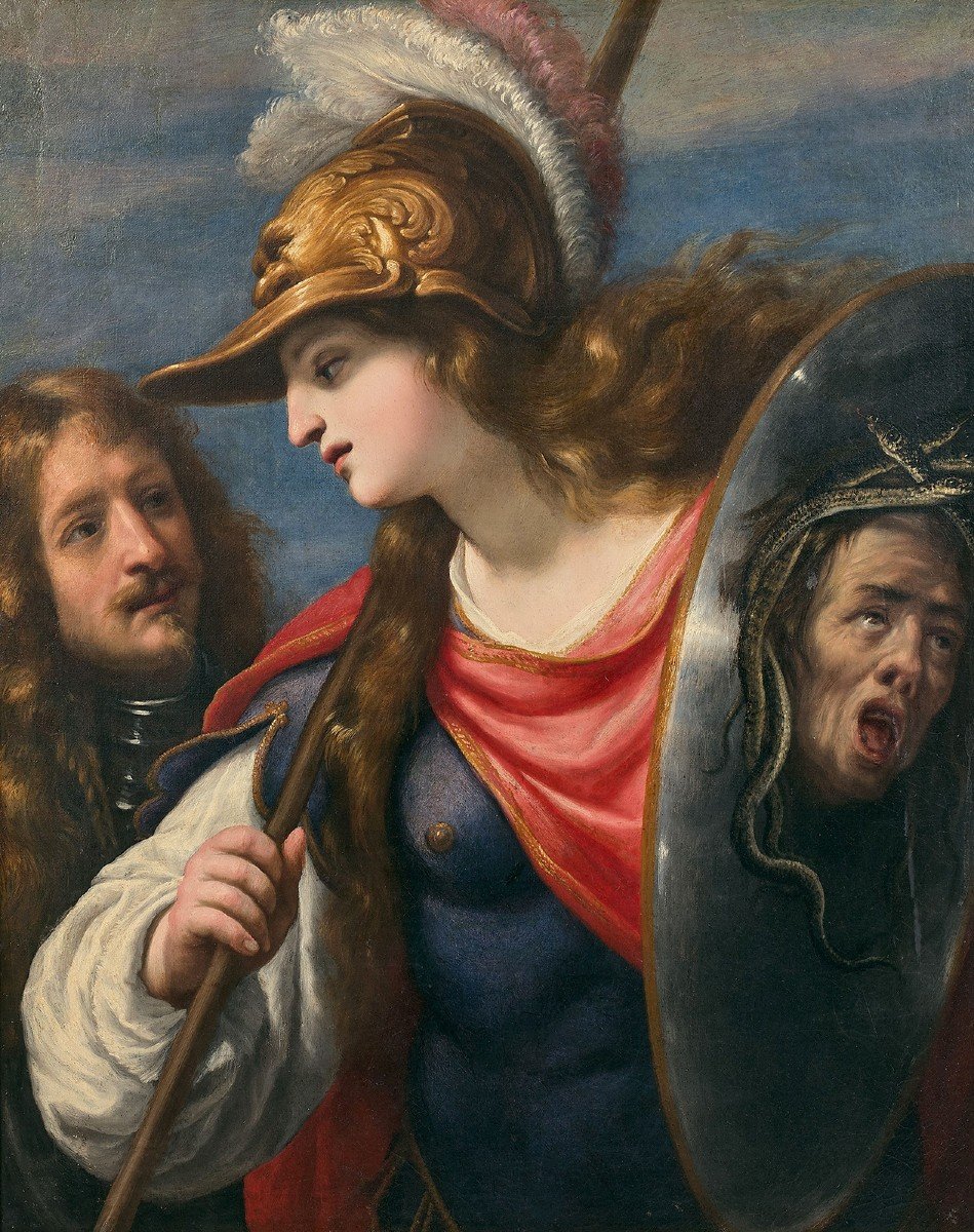 Cosimo Ulivelli (1625-1705) Portrait Of Don Lorenzo De Medici Under The Protection Of Athena