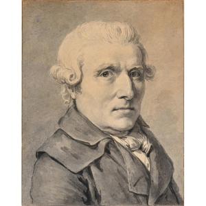 Benoît Louis Prévost (1747-1804) Portrait présumé d’André-Jacques Porchon de Bonval Oise