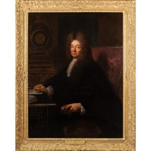 François de Troy (1645-1730) Portrait de Paul Etienne Brunet d’Evry Seine et Marne