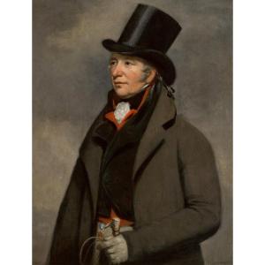 Portrait Of Captain Samuel Wright - Att. To Henry William Pickersgill (1782-1875)