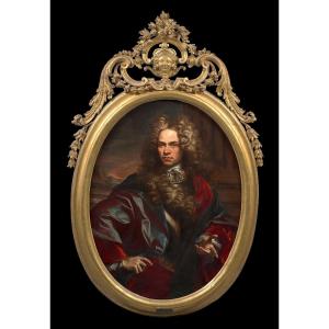 Delle Piane dit Il Mulinaretto (1660-1745) Portrait d'un homme Gênes