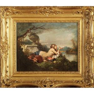 Eugène Le Poittevin (1806-1870) Diane au repos