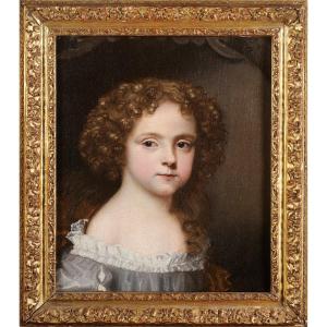 Ent. By Jacob Ferdinand Voet - Portrait Of A Little Girl