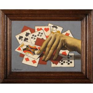 Georges Rohner (1913-2000) The Card Game