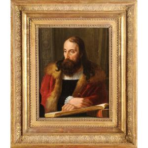 Portrait de Léonard de Vinci ? - Ecole française vers 1840 