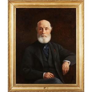 Portrait Of Robert Duflos De Saint-amand (1812-1894) Consul Of France