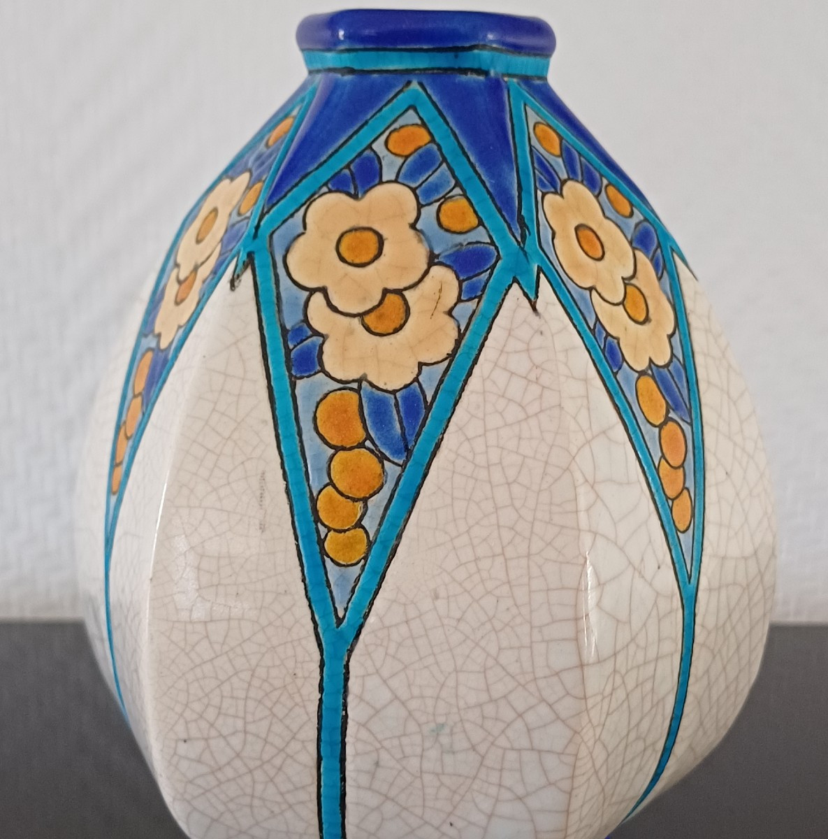Petit vase Art Déco LONGWY circa 1920/30-photo-2