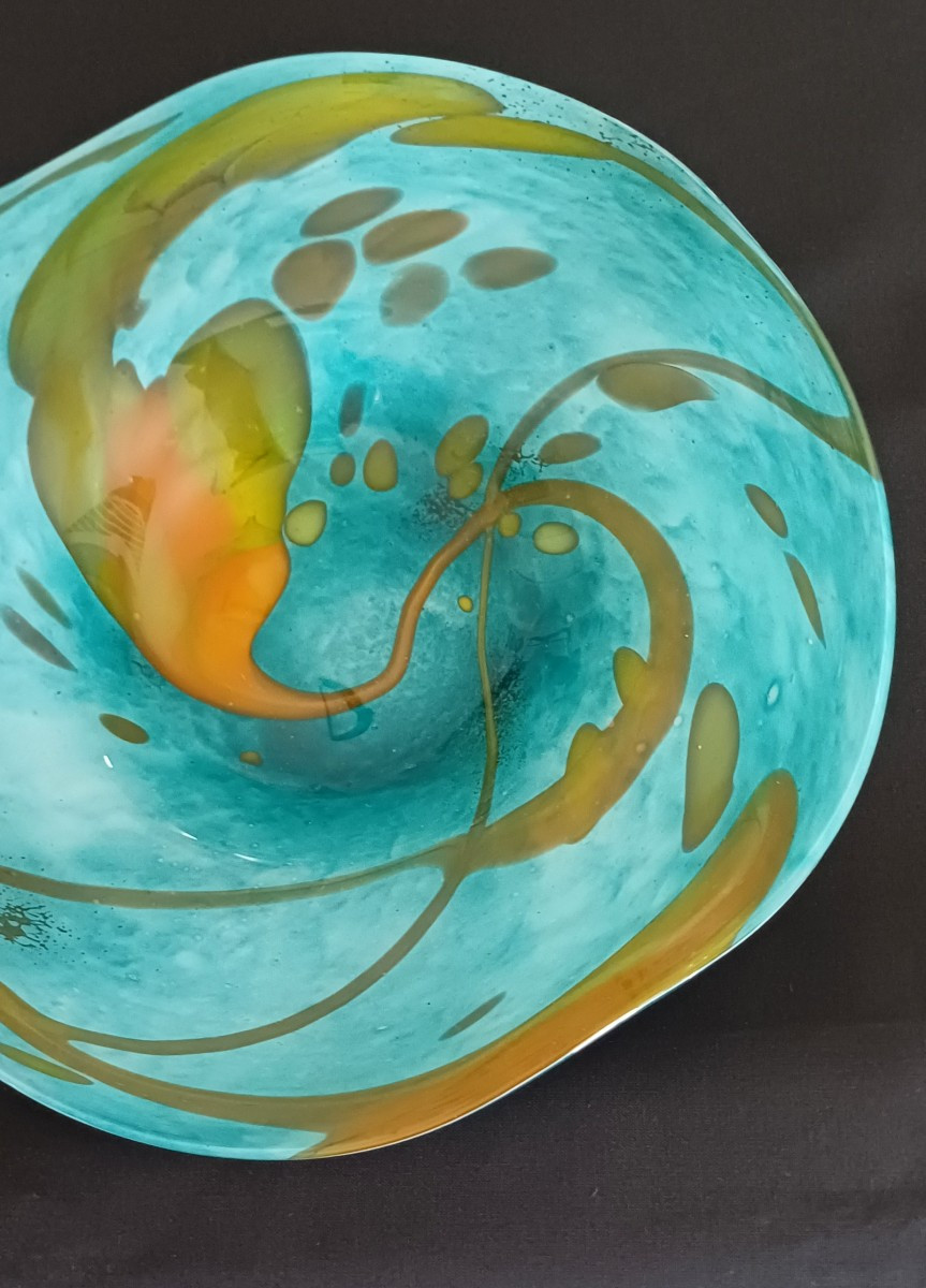 Empty Pocket Plate With Glass Paste Design By Georges Castellino-photo-1