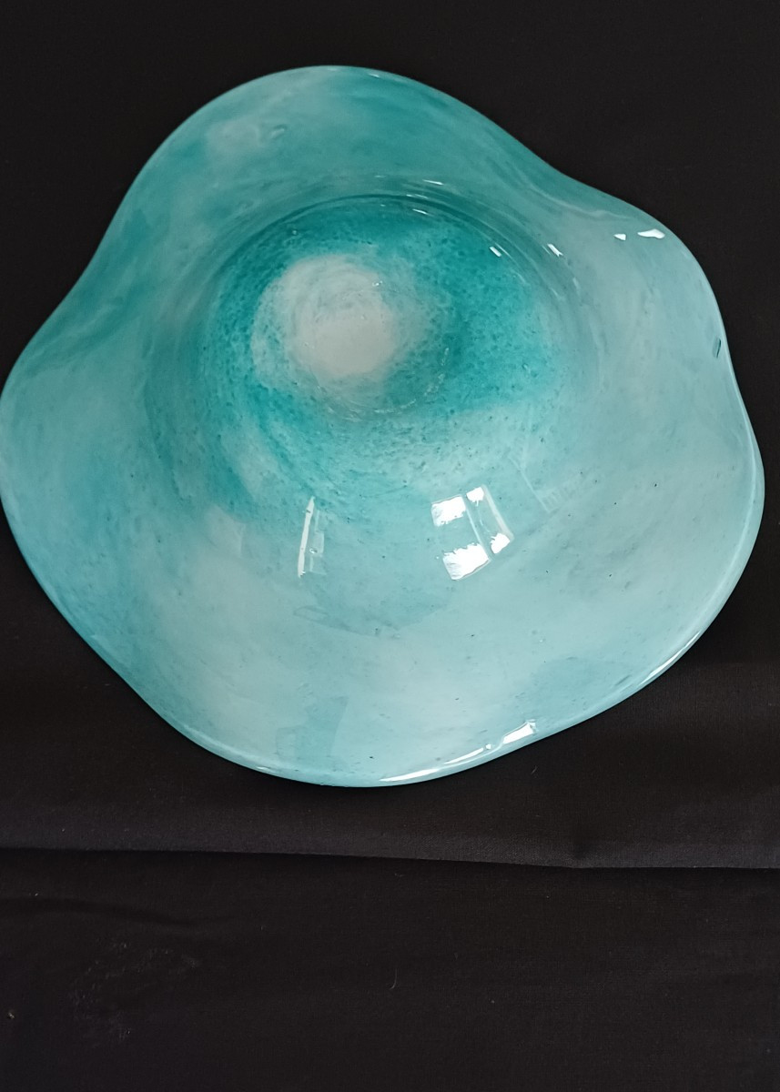 Empty Pocket Plate With Glass Paste Design By Georges Castellino-photo-2