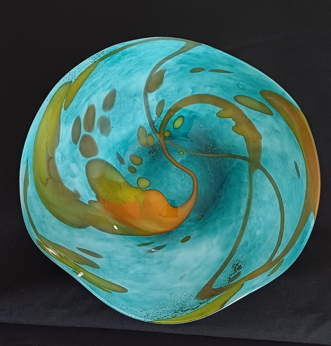 Empty Pocket Plate With Glass Paste Design By Georges Castellino-photo-3
