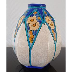 Petit vase Art Déco LONGWY circa 1920/30