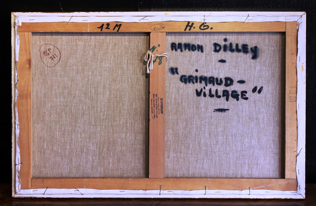 Ramon Dilley (1932) "Grimaud Village"-photo-4