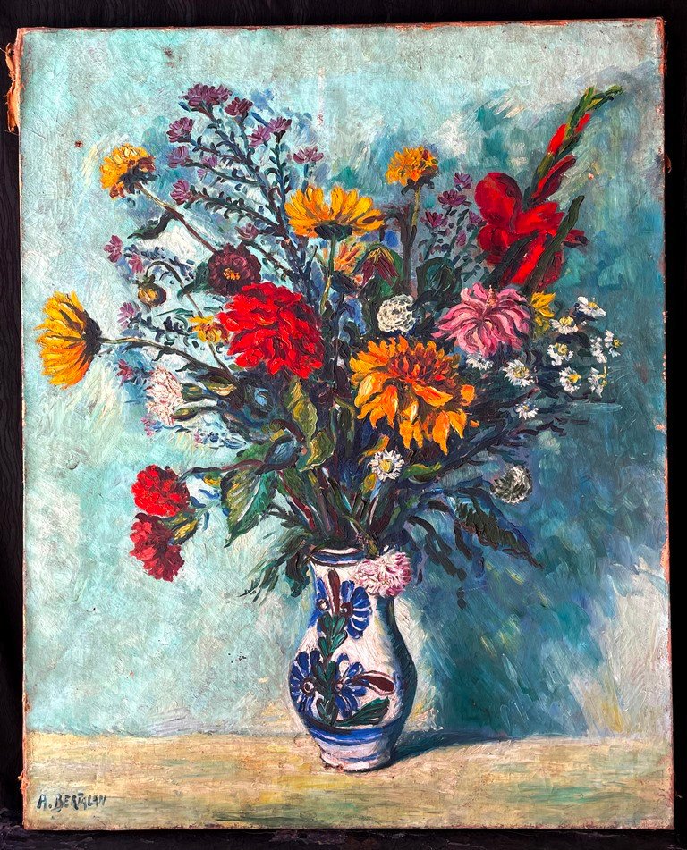 Nature Morte Au Vase De Fleurs