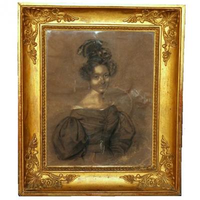 Portrait De Comtesse, Jules Boilly (1796-1874)