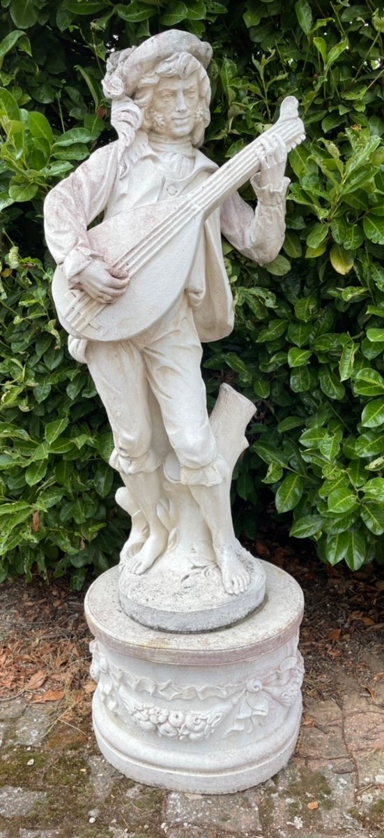 Paire De Statues De Jardin-photo-2