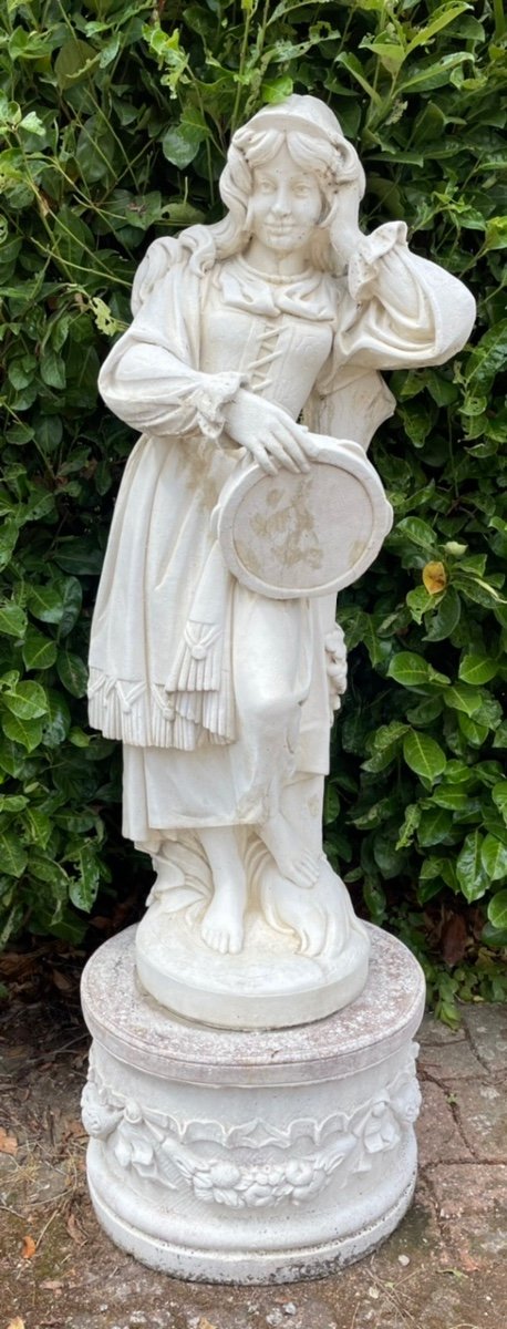 Paire De Statues De Jardin-photo-3