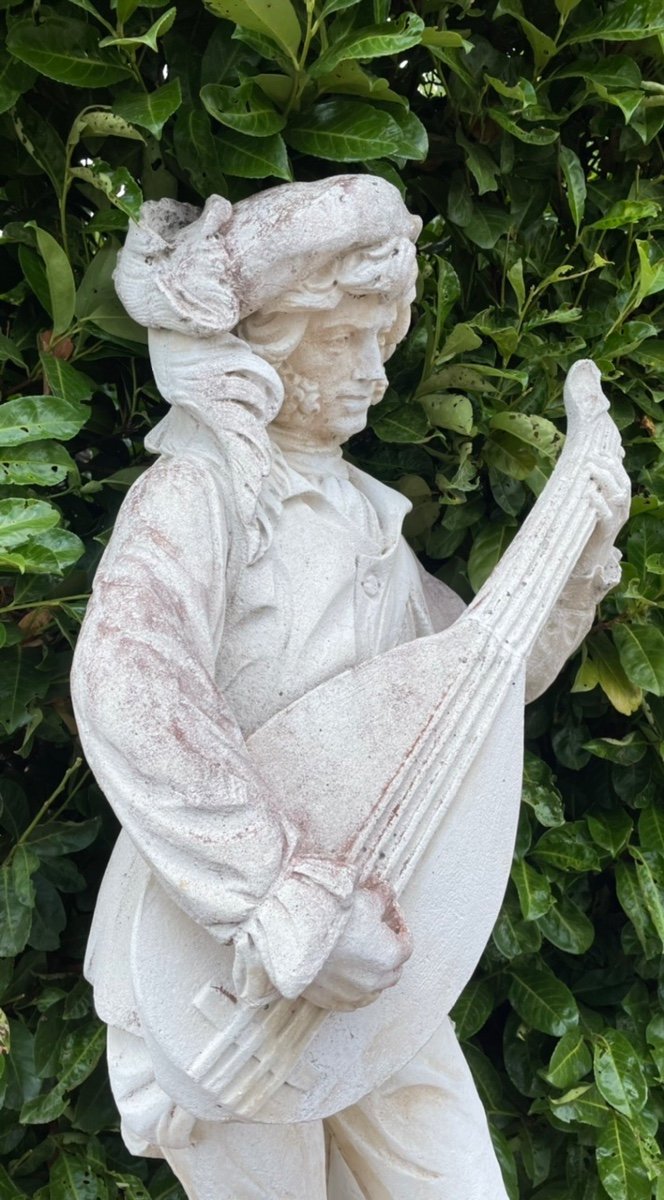 Paire De Statues De Jardin-photo-4