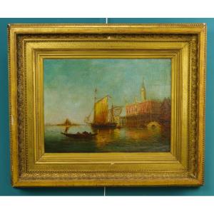 Tableau  « vue De Venise »  époque XIX 