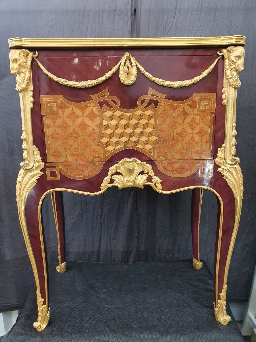 Secrétaire Bureau Style Louis XV