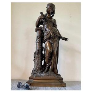 Bronze Sculpture From Auguste Moreau (1834-1917)