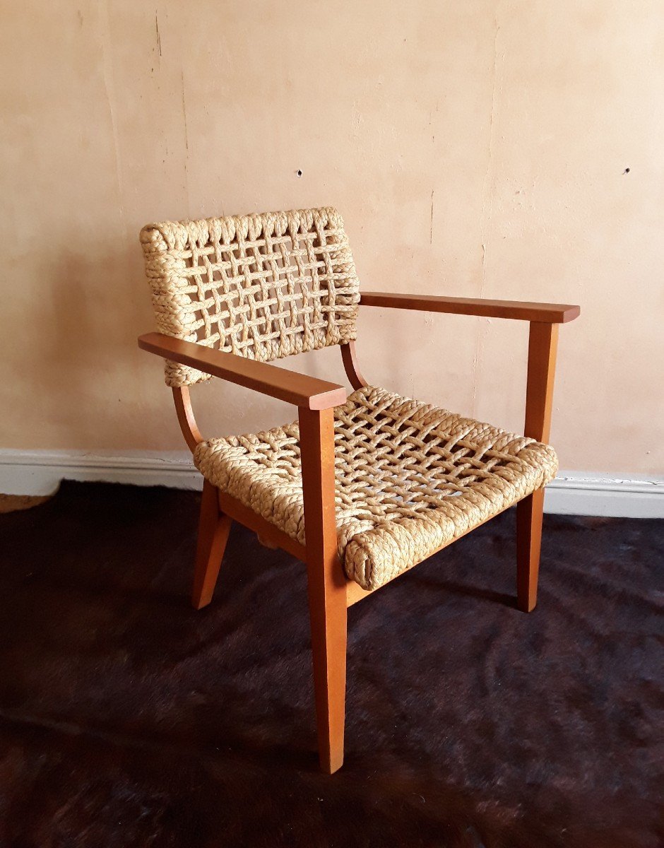 Paire De Fauteuils. Audoux - Minet.-photo-3