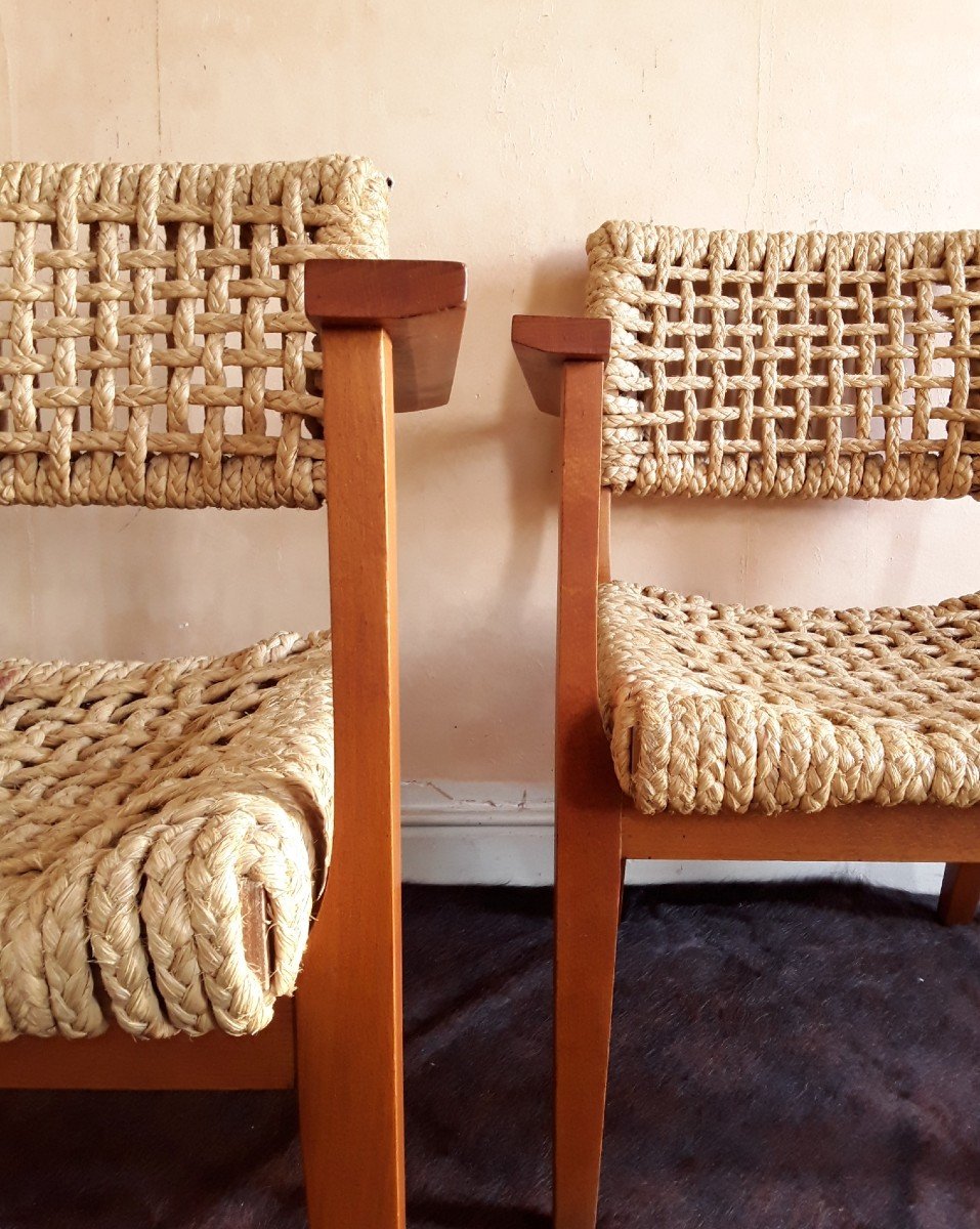Paire De Fauteuils. Audoux - Minet.