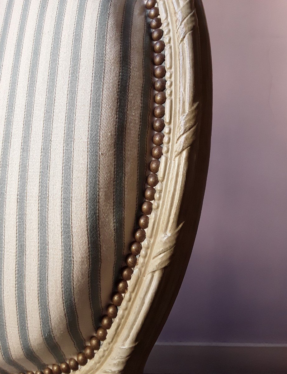 Grande Chaise Provençale d'époque Louis XVI. -photo-8