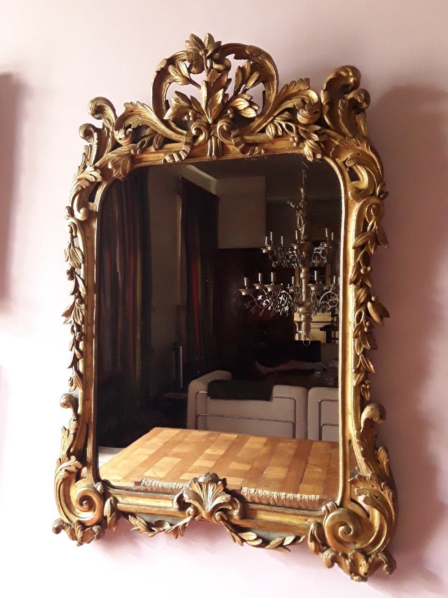 Miroir Provençal d'époque Louis XV. 