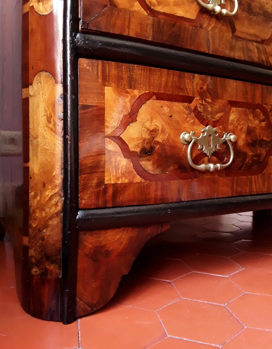 Commode Allemande. époque XVIII ème Siècle. -photo-1