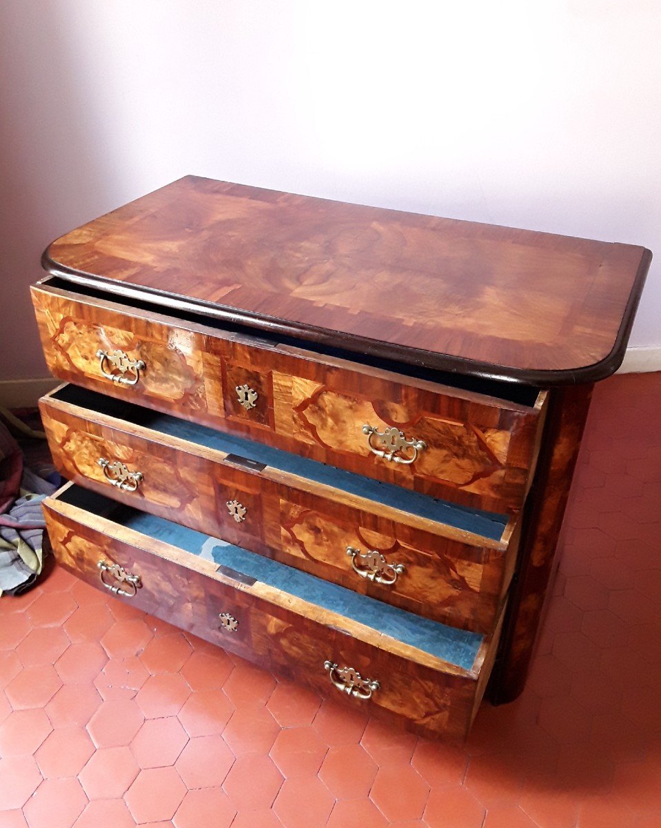 Commode Allemande. époque XVIII ème Siècle. -photo-4