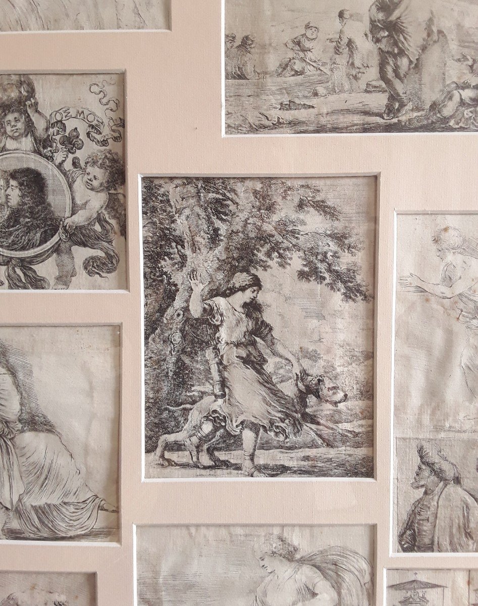 Collection Of Ten Etchings - Stefano Della Bella. Florence 1610 - 1664.-photo-2