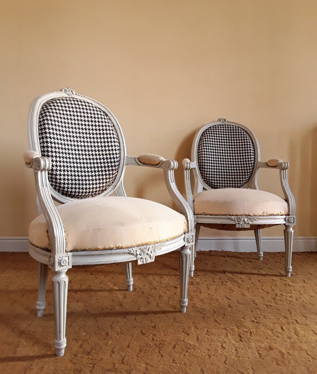 Paire De Fauteuils Provençaux. -photo-6