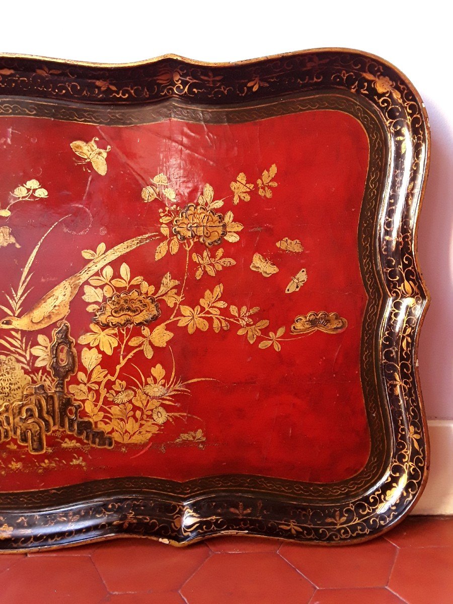 Polychrome Lacquer Coffee Table.-photo-4