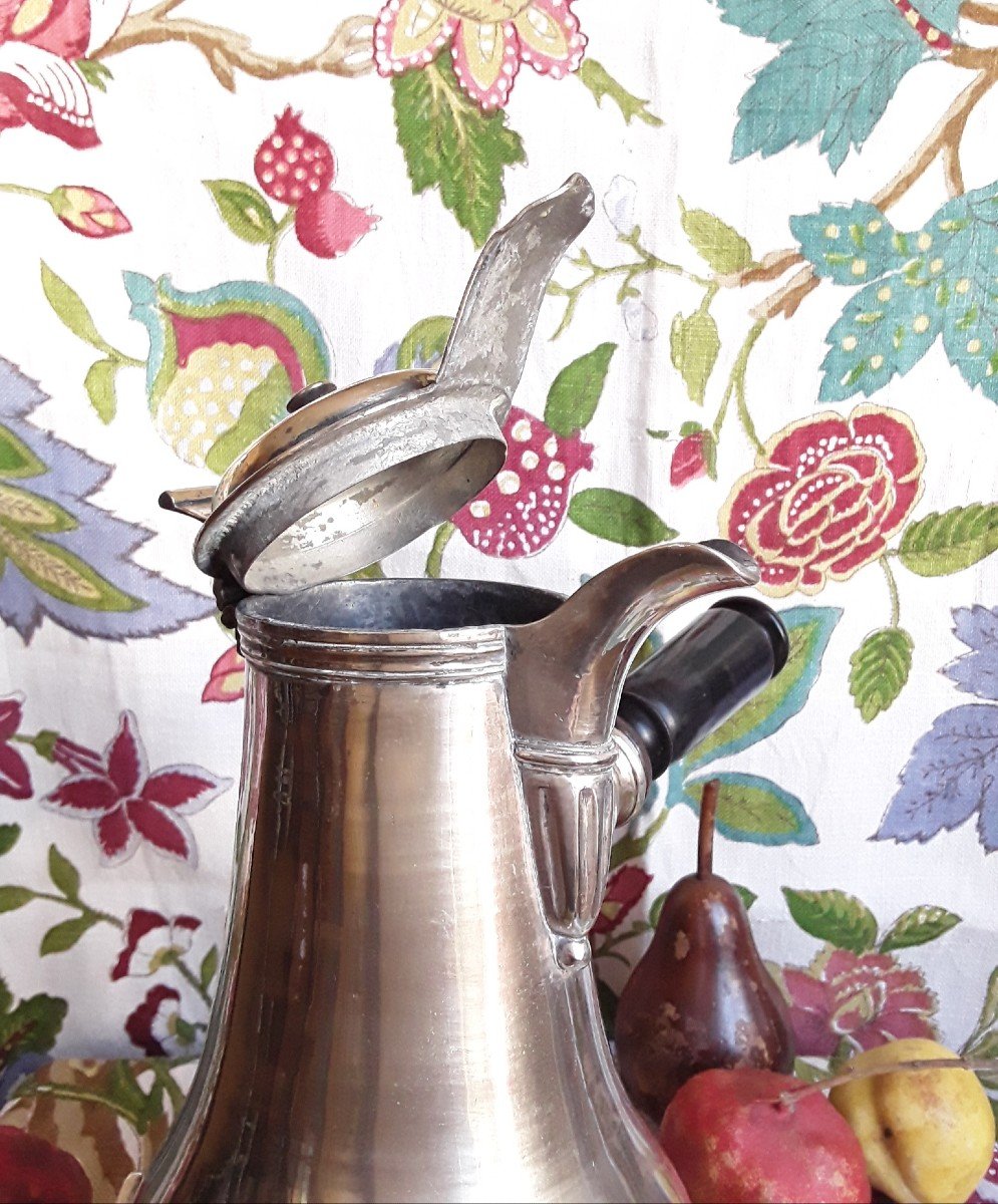 Large 18th Century Silver Plated Jug.-photo-3