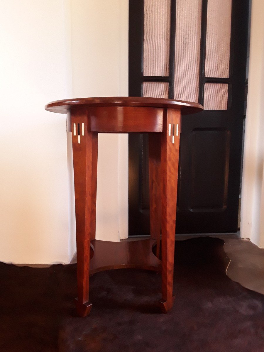 1930 Period Pedestal Table.-photo-4