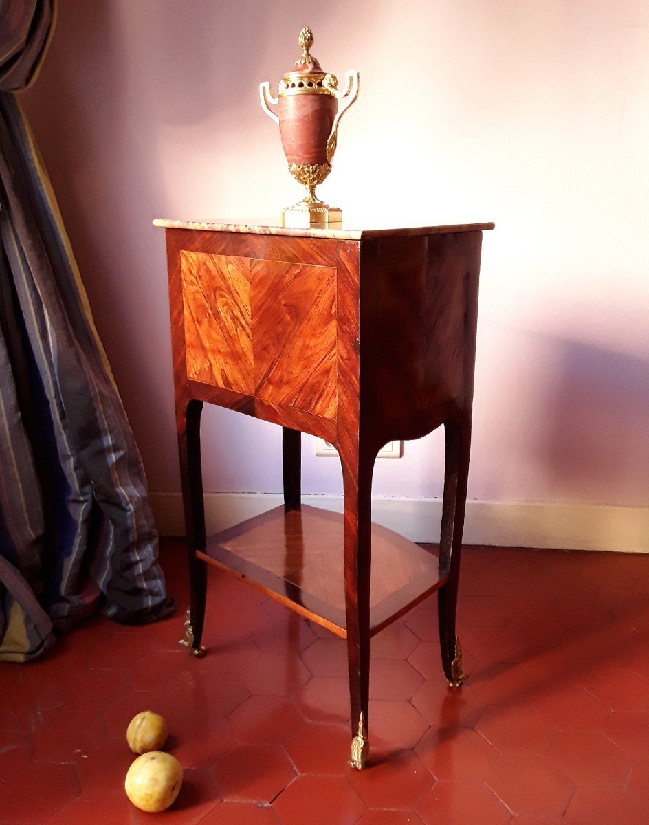 Table écritoire En Marqueterie.  époque Louis XV. -photo-4
