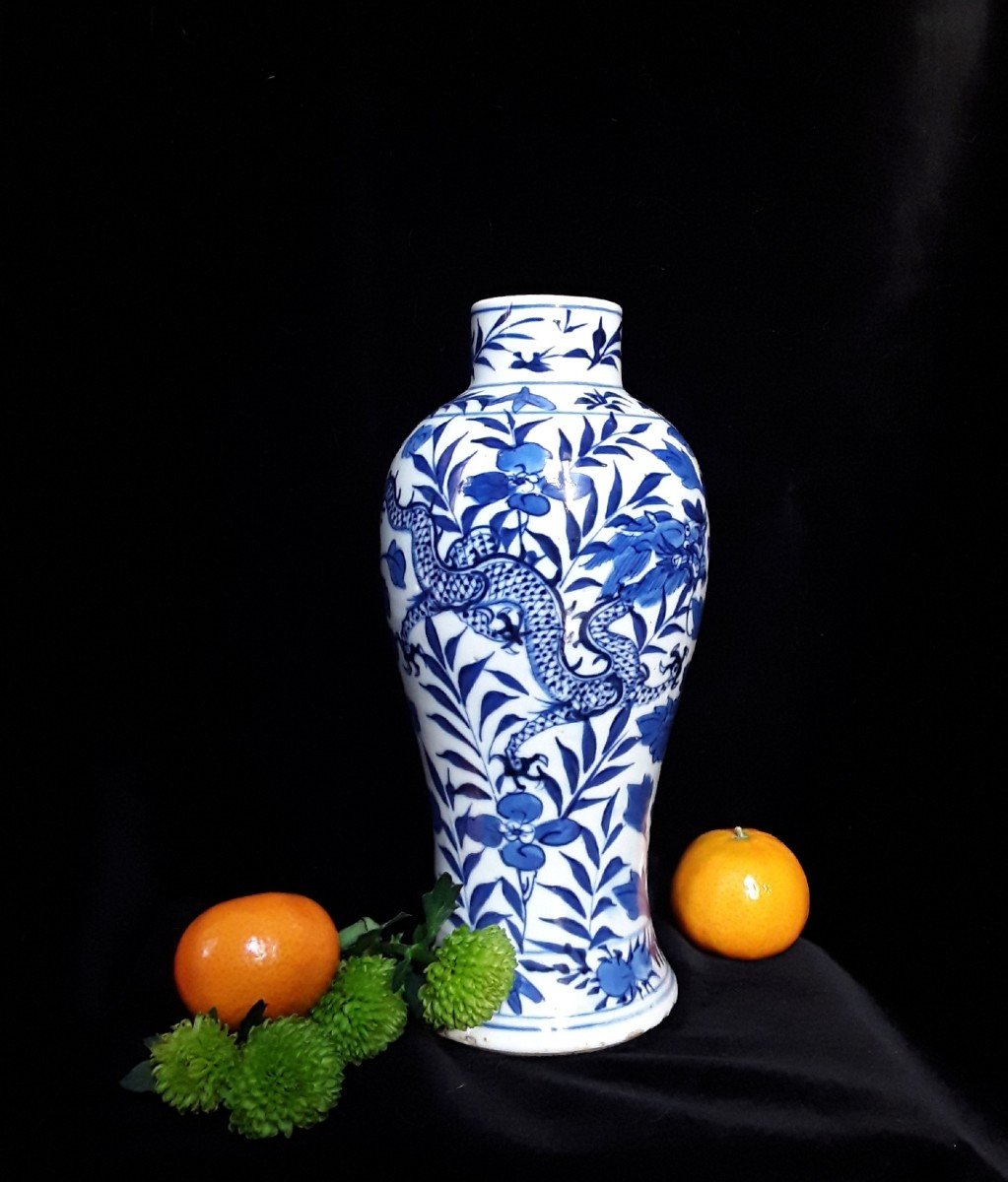 Vase XVIII ème En Porcelaine De Chine. -photo-3